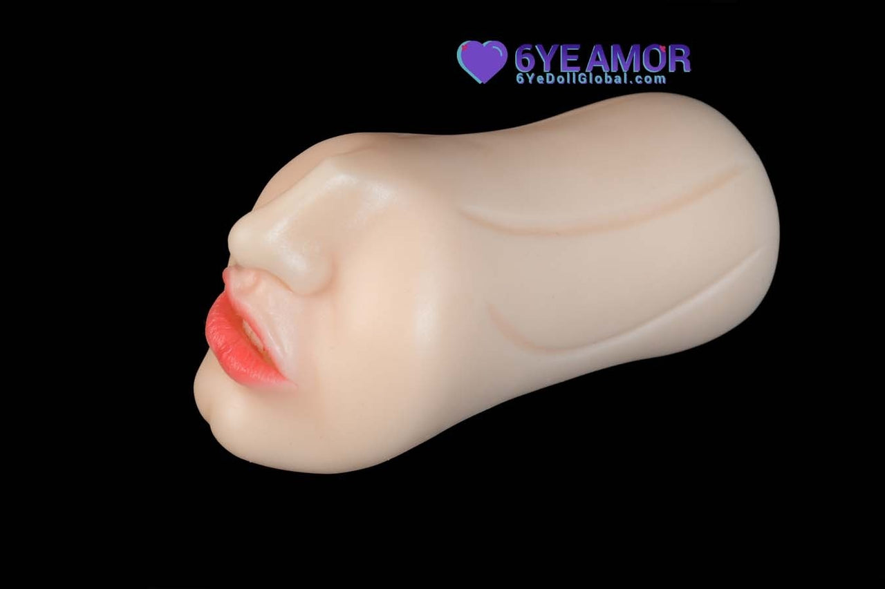 10cm (3.9") Blowjob Mouth with Teeth Masturbator ( Model# LY0011)