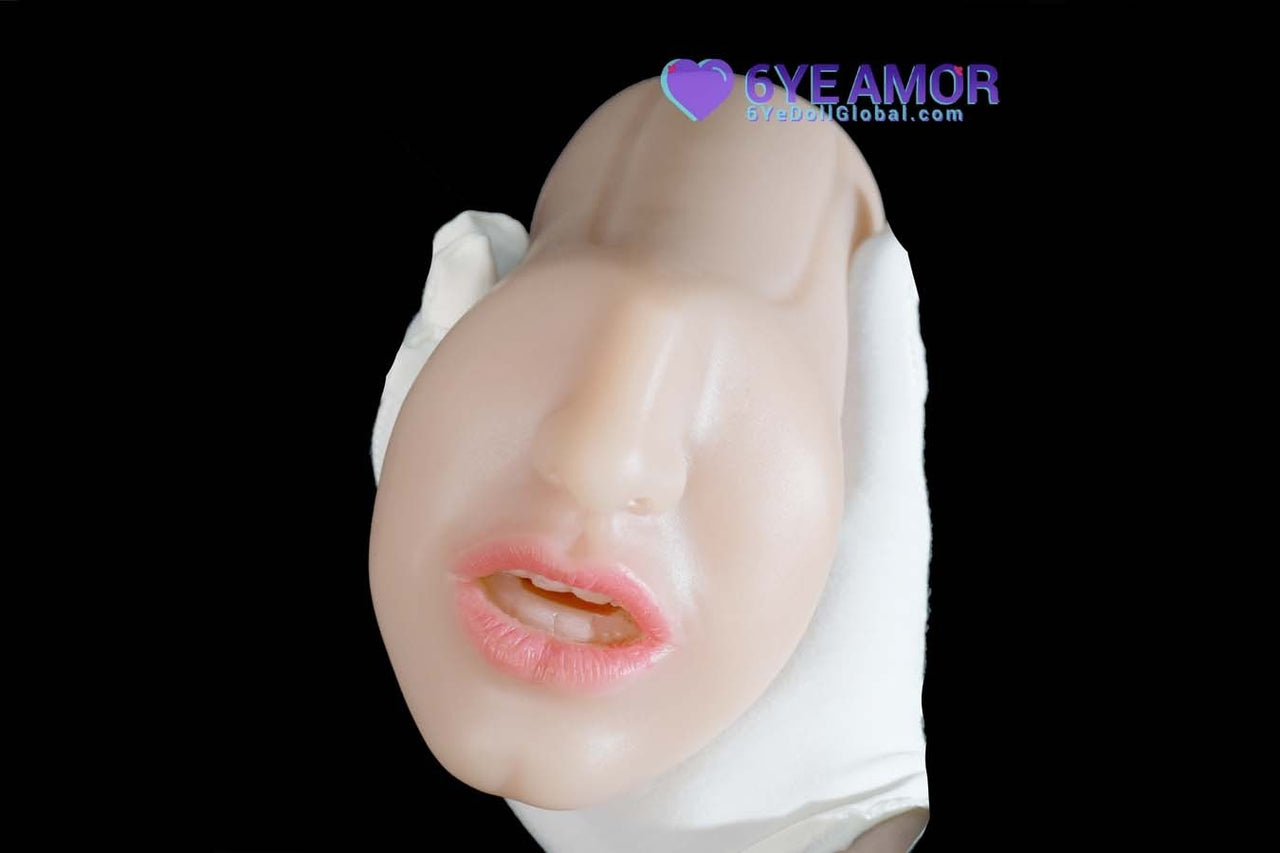 10cm (3.9") Blowjob Mouth with Teeth Masturbator ( Model# LY0011)