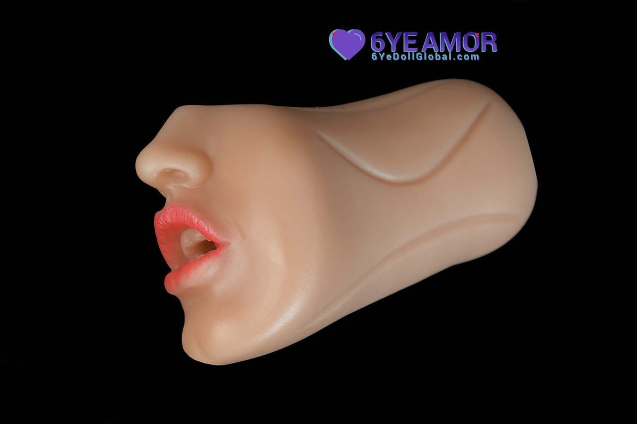 10cm (3.9") Blowjob Mouth with Teeth Masturbator ( Model# LY0011)