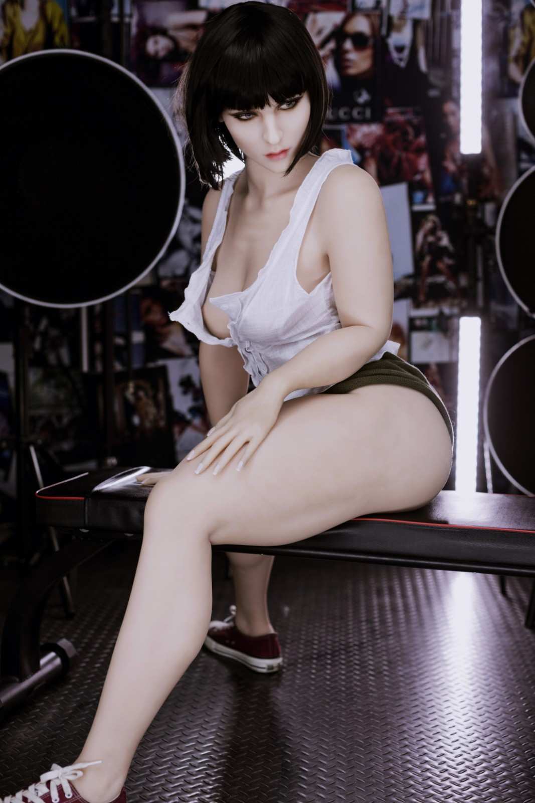 156cm (5ft1') B-Cup SSBBW Love Doll with Huge Butt and Small Tits - Head#159 - Autumn