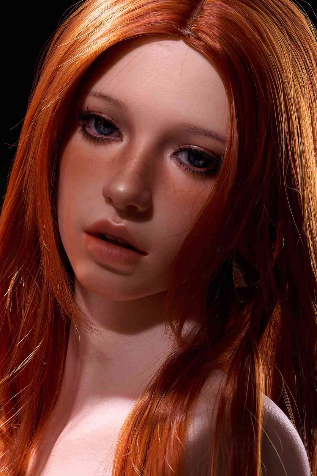 102cm (40.1") BBW Redhead Silicone Torso Doll – Marina