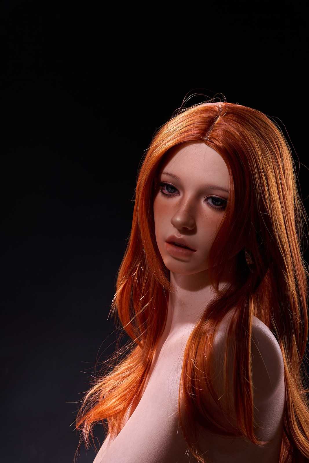 102cm (40.1") BBW Redhead Silicone Torso Doll – Marina