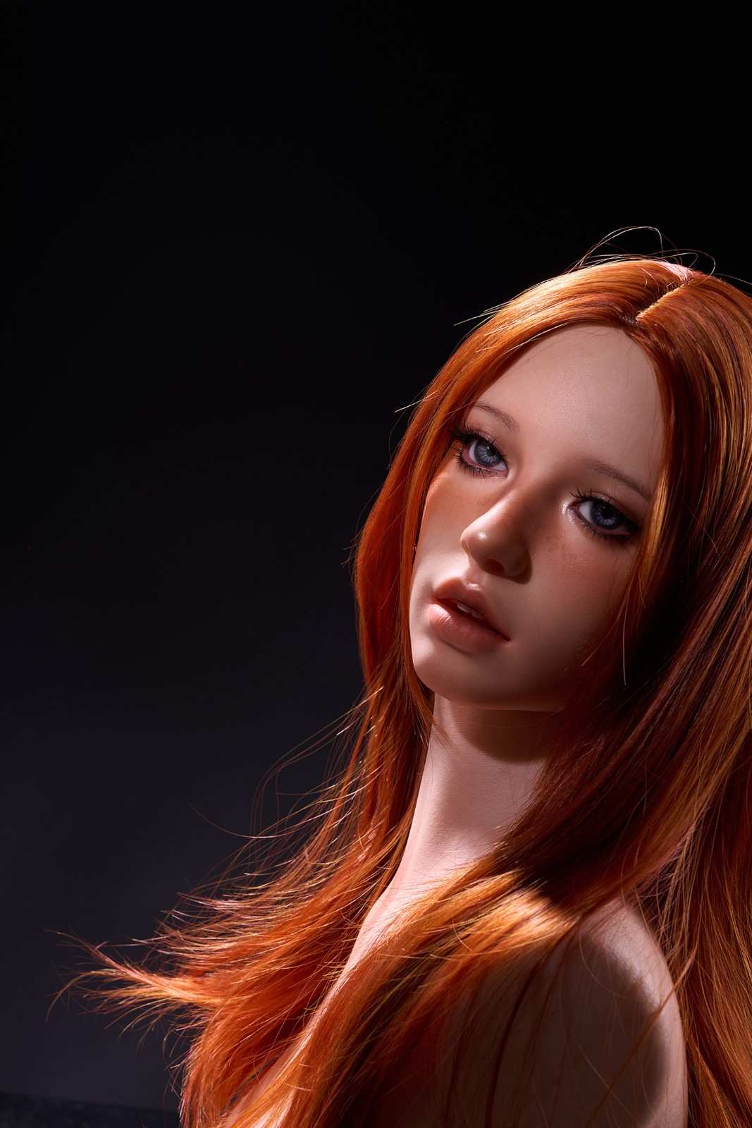 102cm (40.1") BBW Redhead Silicone Torso Doll – Marina