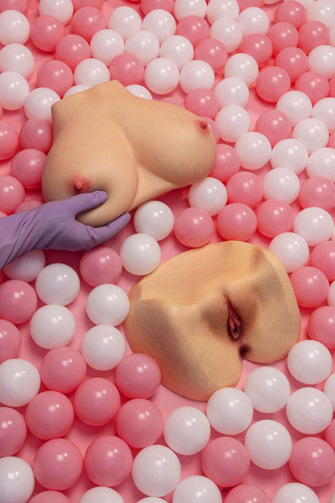 22cm (8.7") LoveNestle Series Jiggly Breast Silicone Doll - Muse I