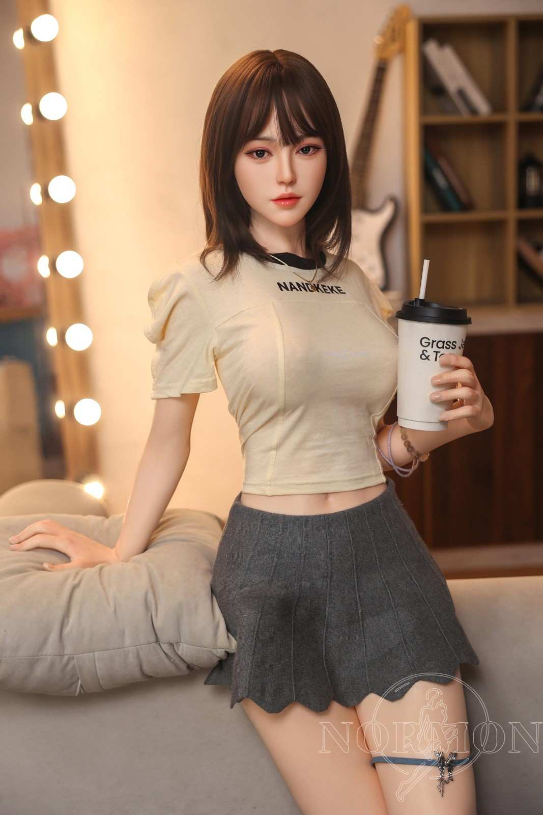 150cm (4ft9") Felexia Silicone Sex Doll - Realistic Japanese Fantasy - B-Cup - Anwen