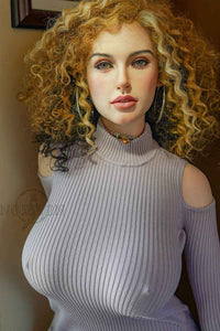 162cm (5ft4') I-Cup Curvy body with Curly Fry Hair Sex Doll - Idara