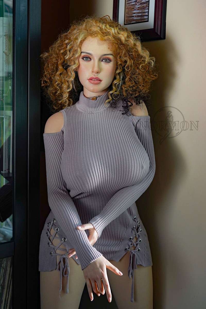 162cm (5ft4') I-Cup Curvy body with Curly Fry Hair Sex Doll - Idara