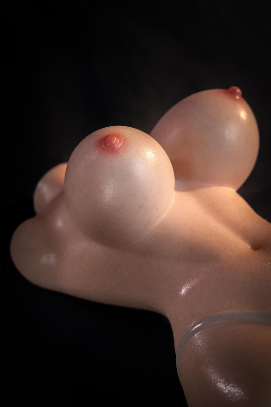 21cm (8.7") LoveNestle Series Mini Silicone Torso Masturbator - Orgasm I - In Stock
