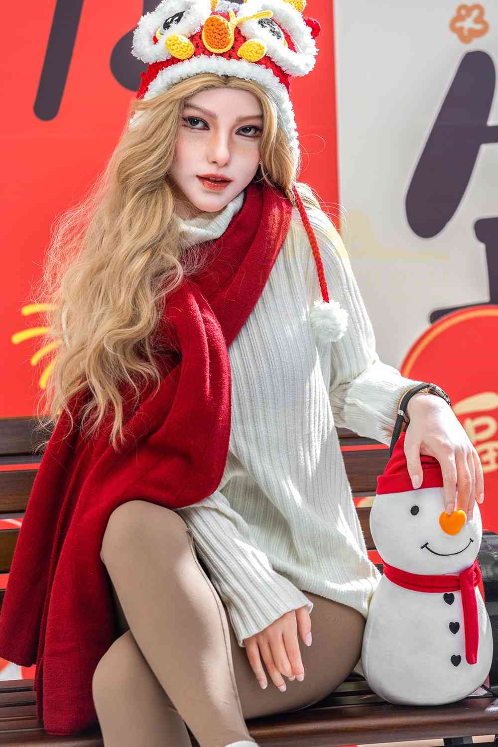 163cm (5ft3') Slim Blonde Fantasy Sex Doll - Vivian