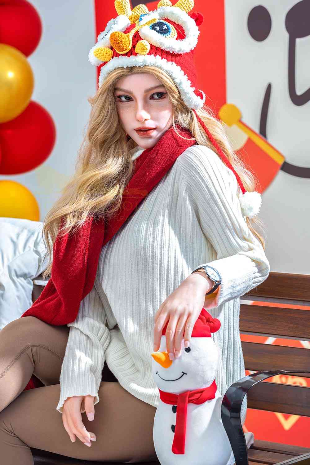 163cm (5ft3') Slim Blonde Fantasy Sex Doll - Vivian