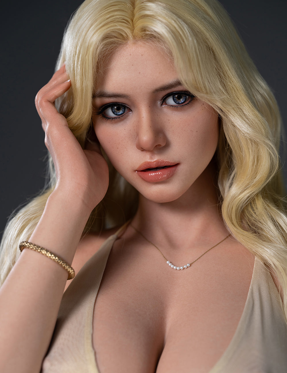 Polly-N - 176cm (5ft9") E-Cup ROS Blonde Bombshell Silicone Sex Doll