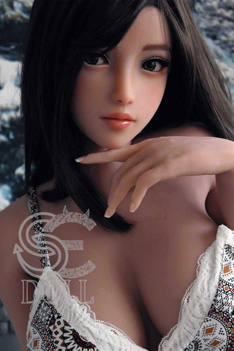 161cm (5ft3") F-Cup Asian Brunette Curvy S-TPE Sex Doll Tracy.C - In Stock | US Only
