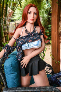 161cm (5ft3') (SED202) F-Cup Ready to Ship Sexy Red Hair Sex Doll – SE#099 - In Stock | US Only