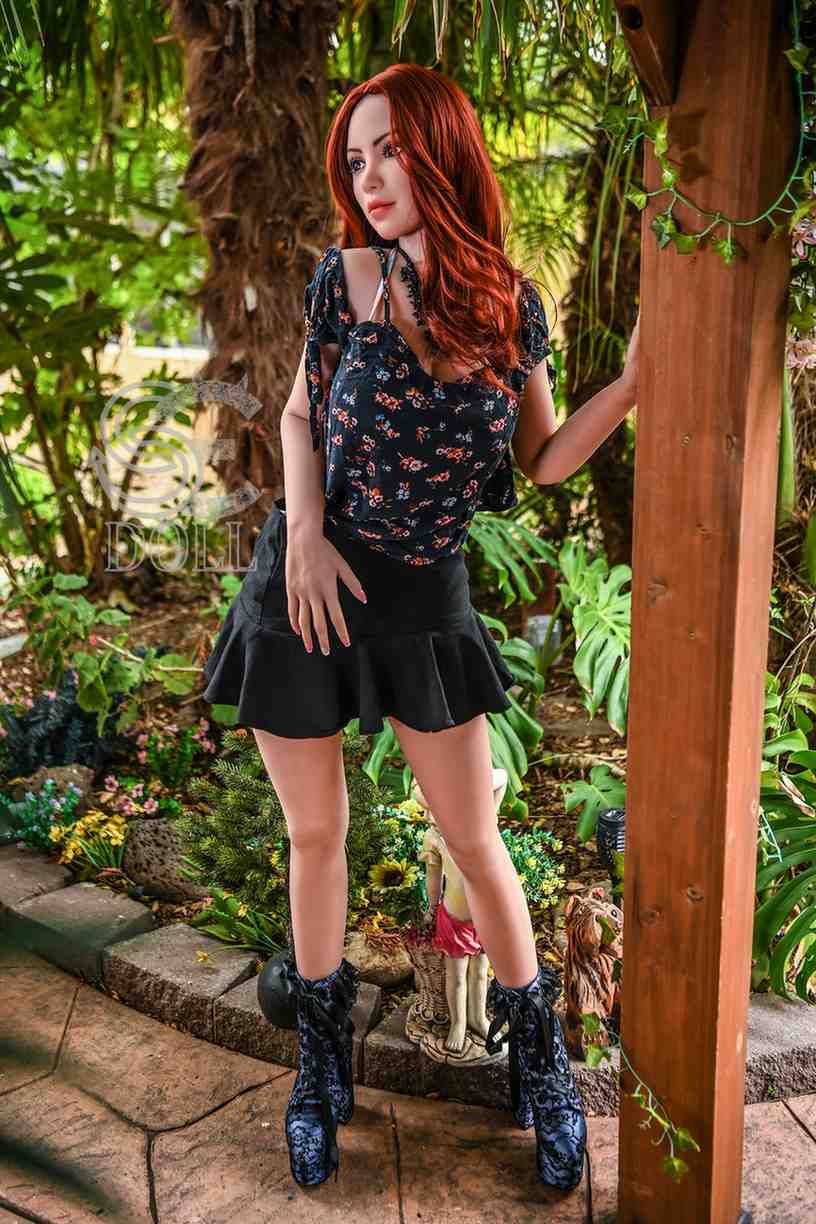 161cm (5ft3') (SED202) F-Cup Ready to Ship Sexy Red Hair Sex Doll – SE#099 - In Stock | US Only