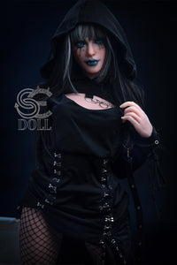 166cm (5ft4') (SED235) C-Cup Ready to Ship Gothic Vampire with Fixed Vagina – In Stock | US Only