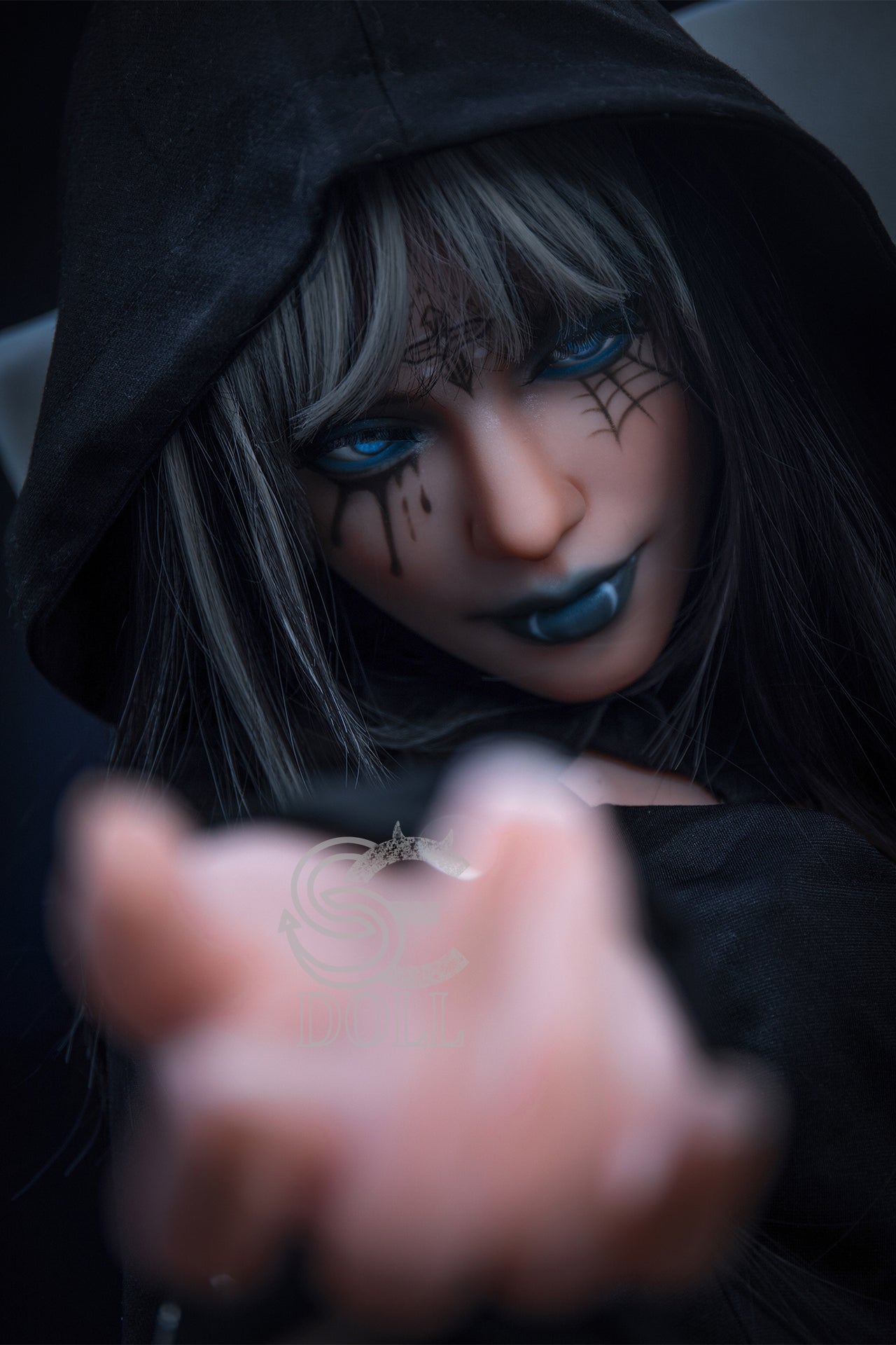 166cm (5ft4') (SED235) C-Cup Ready to Ship Gothic Vampire with Fixed Vagina – In Stock | US Only