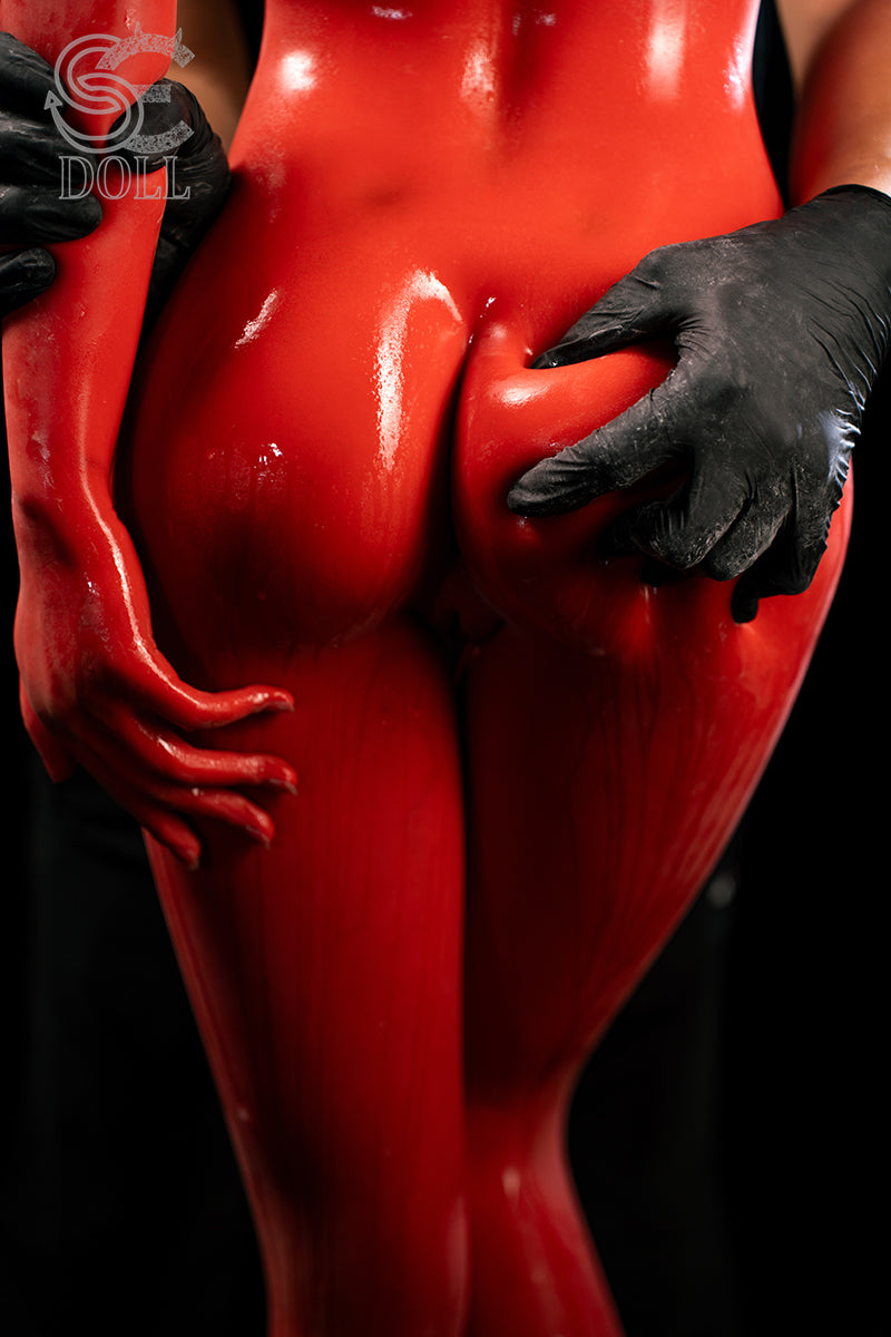 Samantha.L - 153cm (5ft) A-Cup #W022 Red TPE Sex Doll