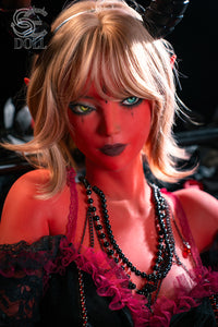 Samantha.L - 153cm (5ft) A-Cup #W022 Red TPE Sex Doll