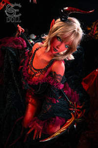 Samantha.L - 153cm (5ft) A-Cup #W022 Red TPE Sex Doll