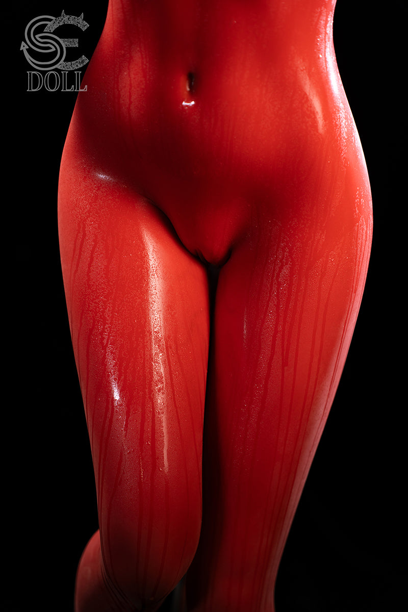 Samantha.L - 153cm (5ft) A-Cup #W022 Red TPE Sex Doll