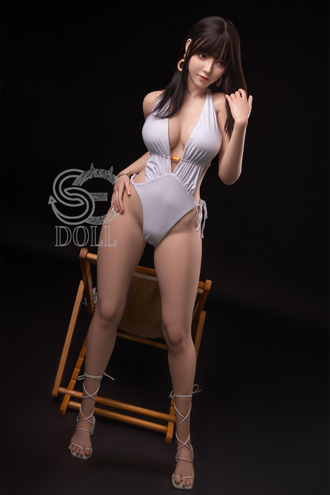 165cm (5ft5") C-Cup Asian Skinny Silicone Sex Doll -  SE#068SO - Annika.F - In Stock | US Only
