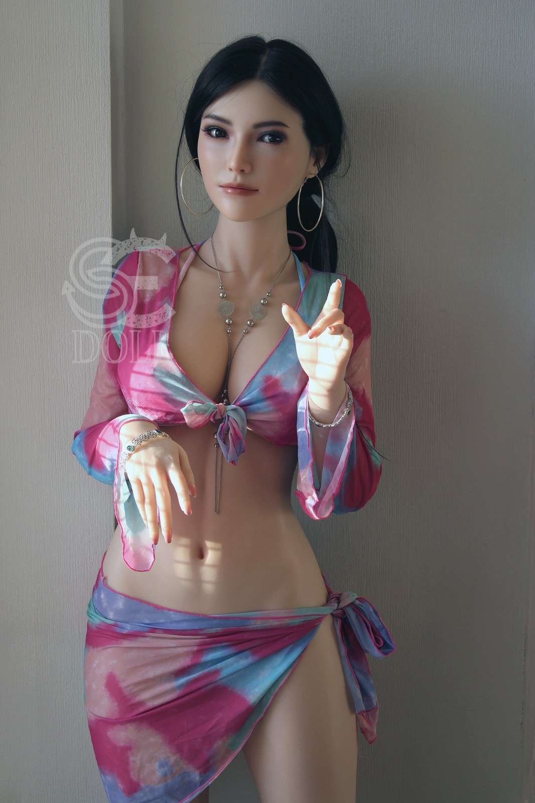 165cm (5ft4') C-Cup Blasian Silicone Sex Doll - SE#078SO