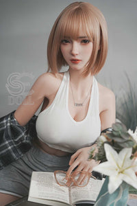 161cm (5ft3') E-Cup Asian Blonde 2B Silicone Sex Doll - SE#130SC - Golden