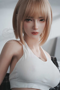 161cm (5ft3') E-Cup Asian Blonde 2B Silicone Sex Doll - SE#130SC - Golden