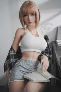 161cm (5ft3') E-Cup Asian Blonde 2B Silicone Sex Doll - SE#130SC - Golden