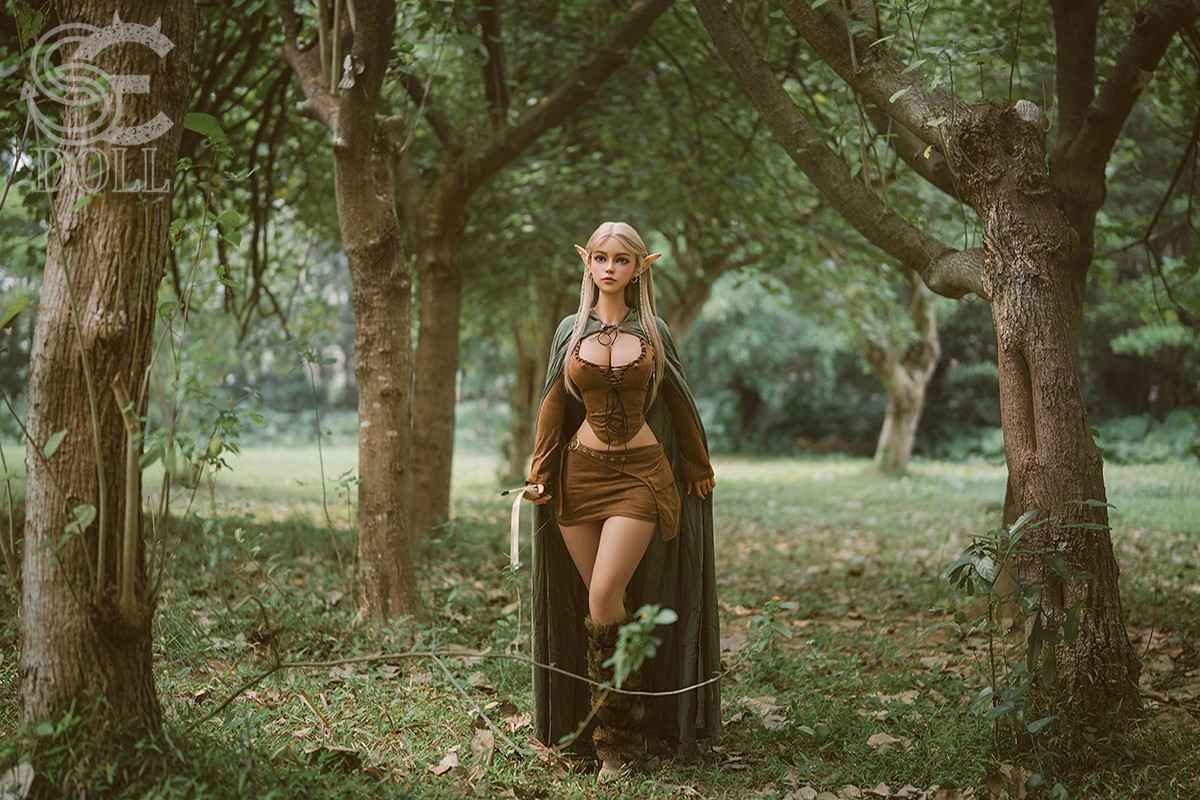 161cm (5ft3") Elf Natural Silicone Sex Doll - C-Cup - Lita.C