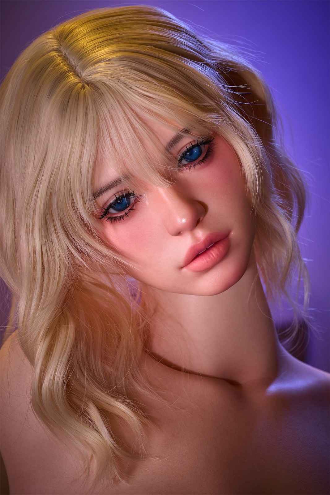 110cm (43.3") BBW Silicone Blonde Torso Doll – Thia