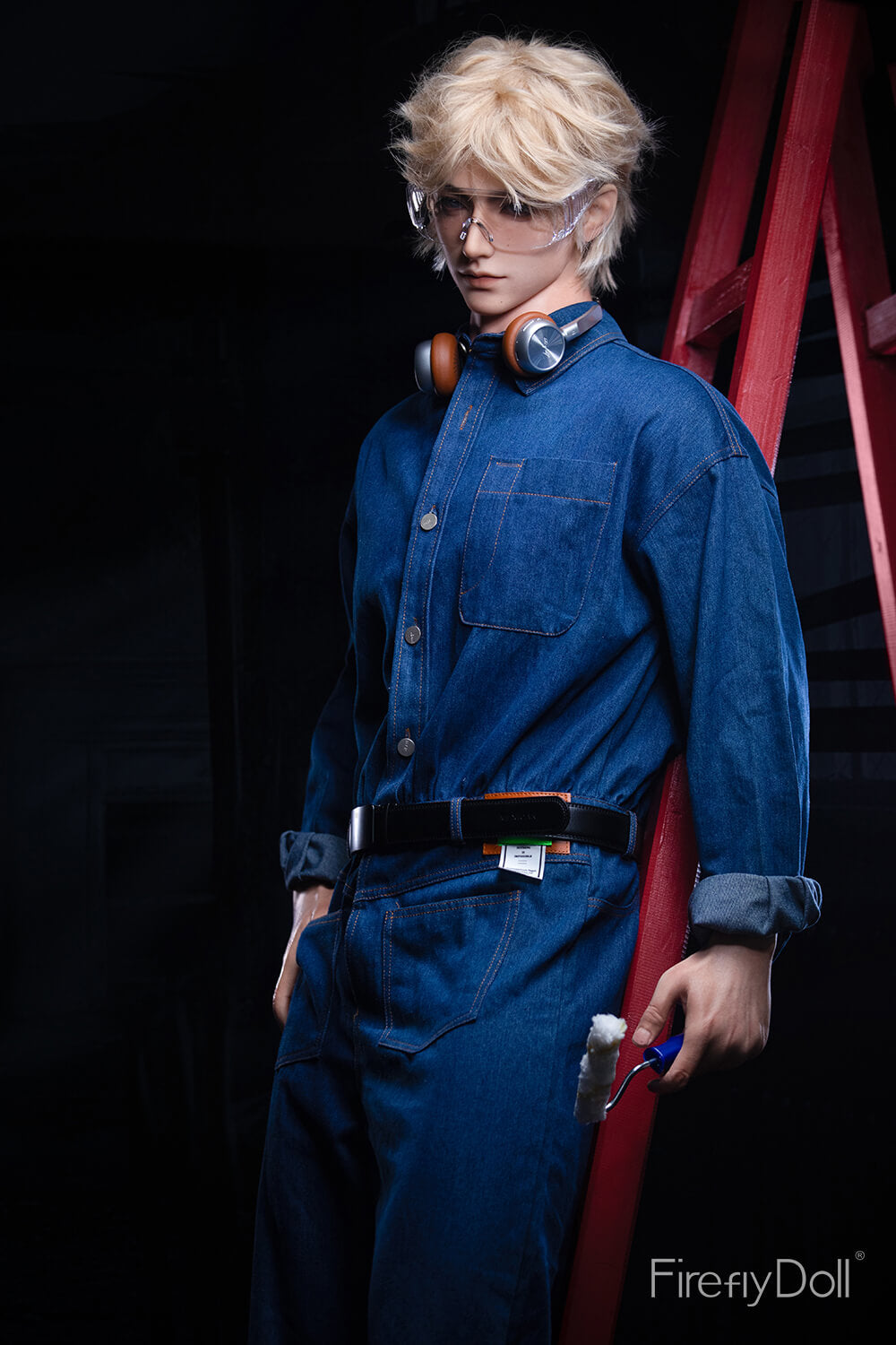 176cm (5ft7") Painter Silicone Sex Male Doll - Jiang Ling