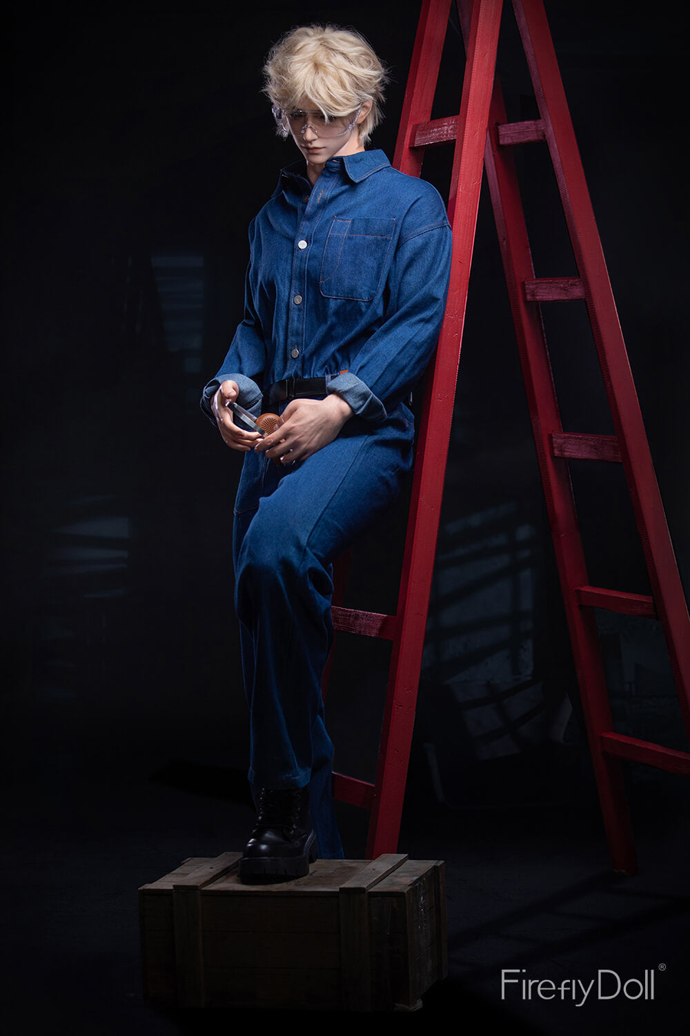 176cm (5ft7") Painter Silicone Sex Male Doll - Jiang Ling