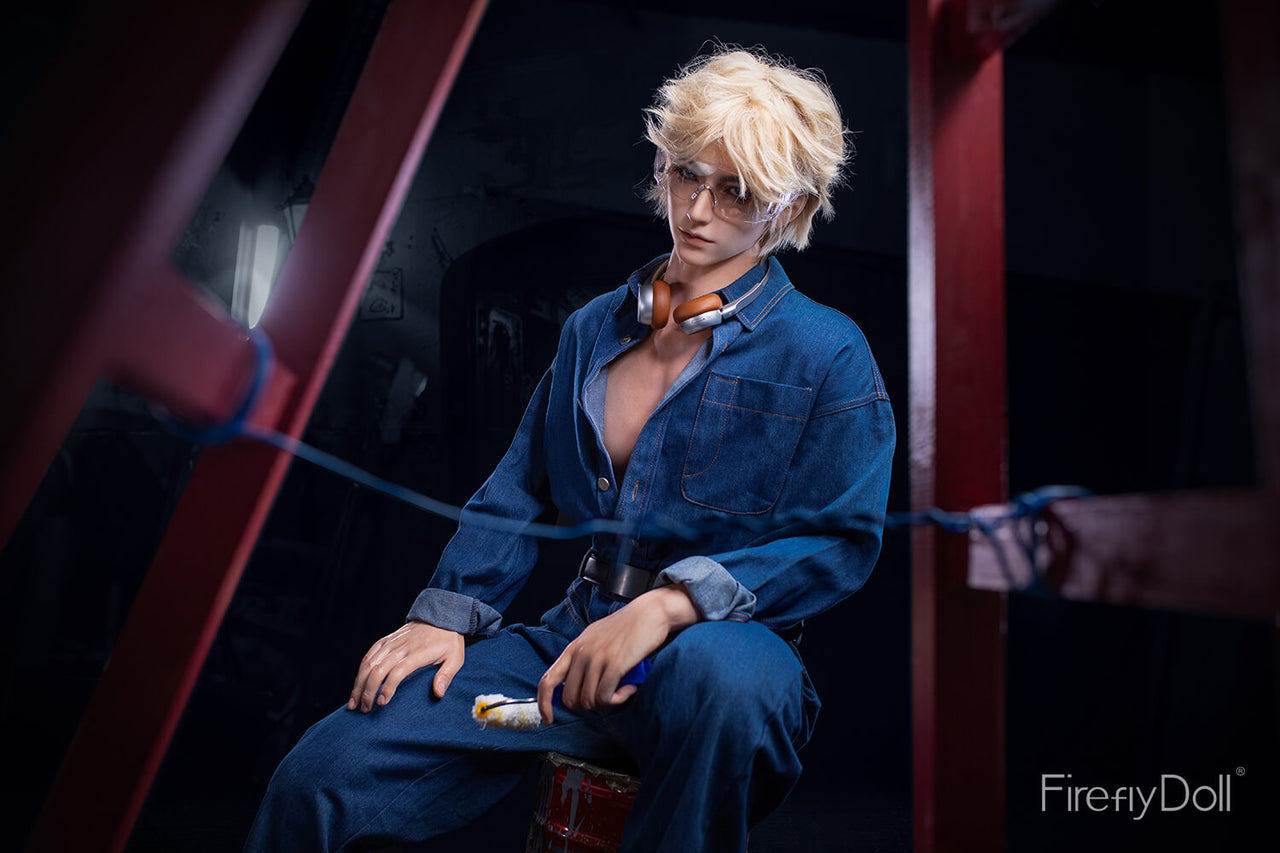 176cm (5ft7") Painter Silicone Sex Male Doll - Jiang Ling