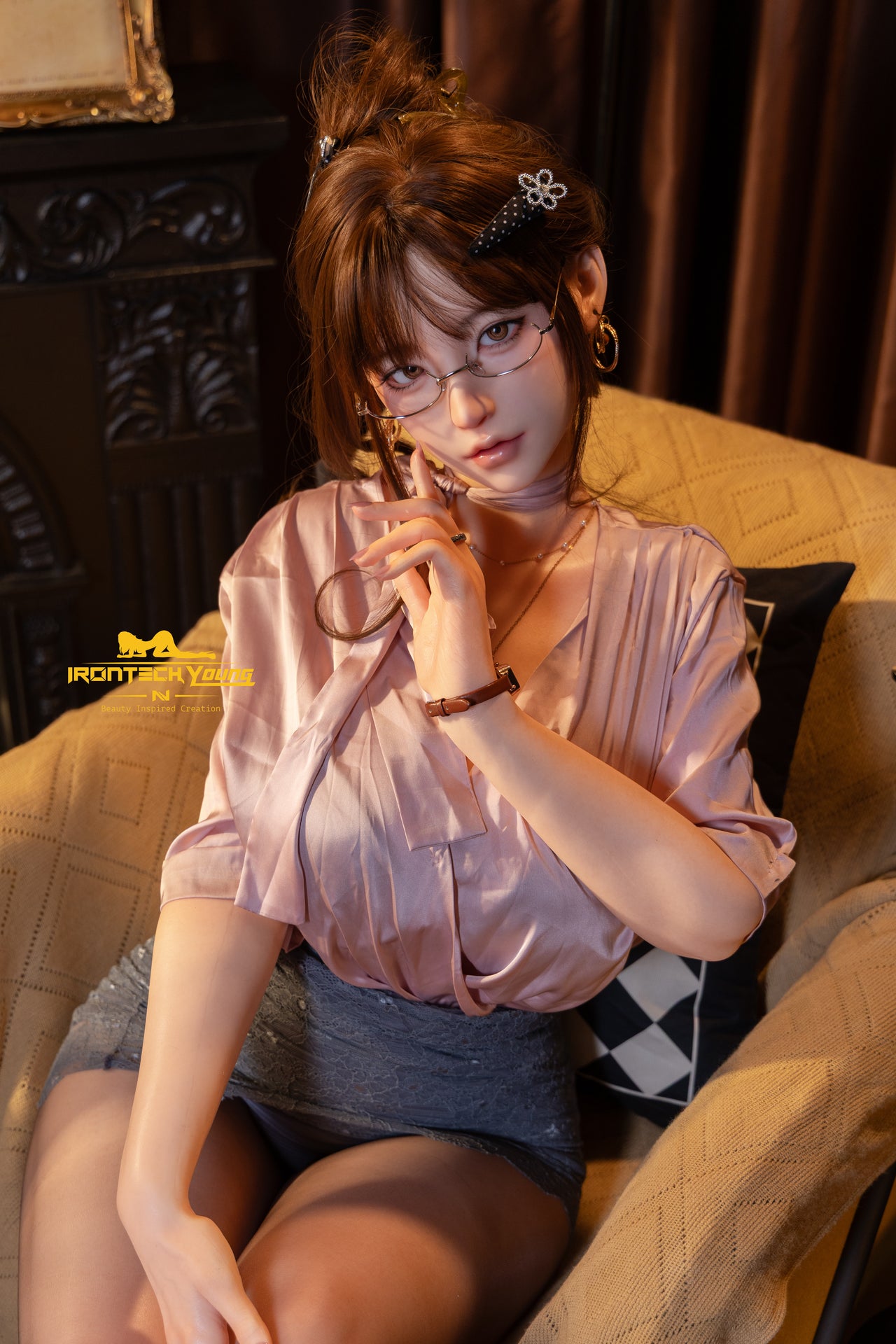 Sia - 165cm (5ft5") E-Cup N03 Sexy Secretary Silicone Sex Doll