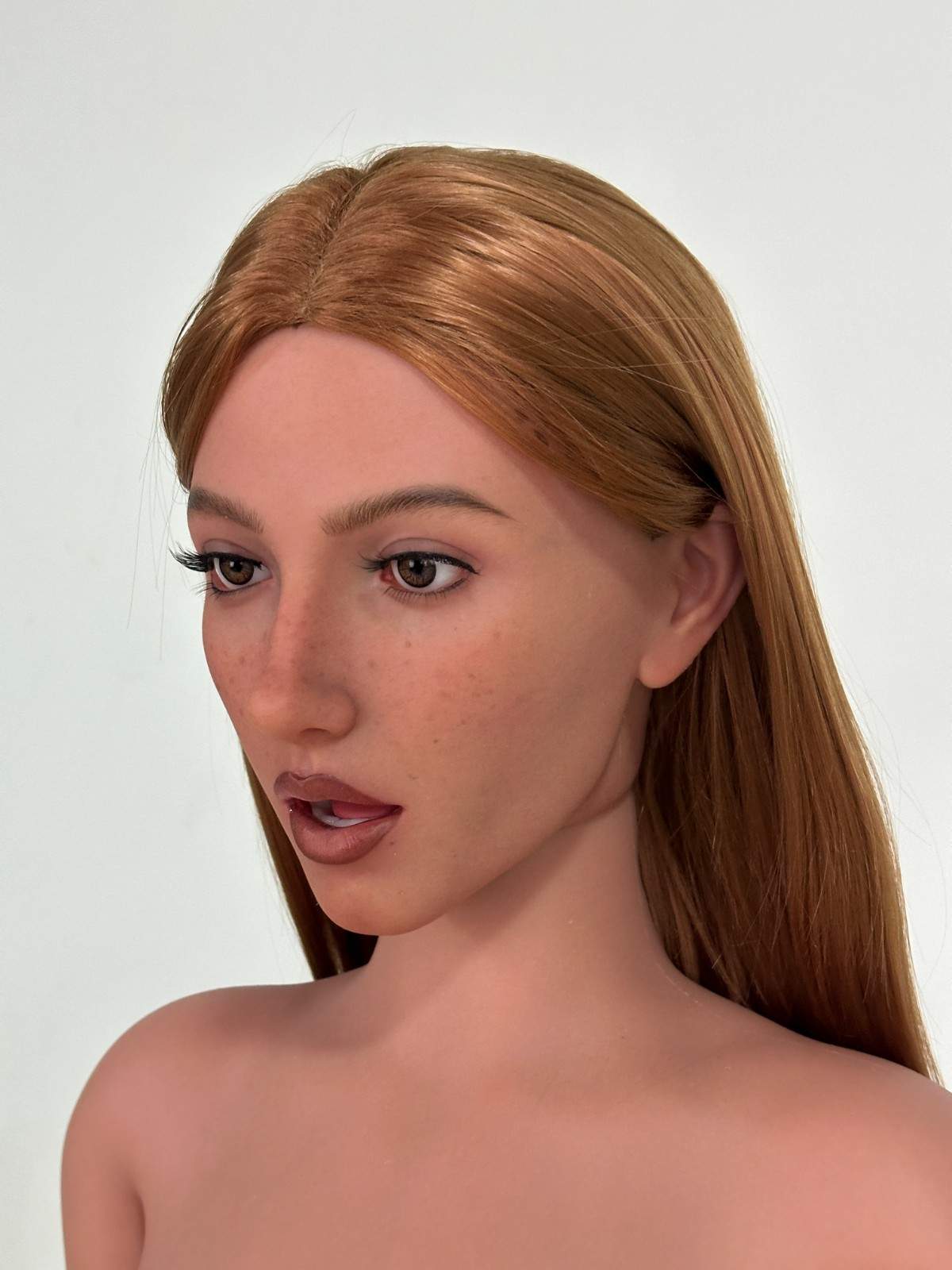 165cm (5ft5') RedHead Canadian Silicone Sex Doll - Shanda - In Stock
