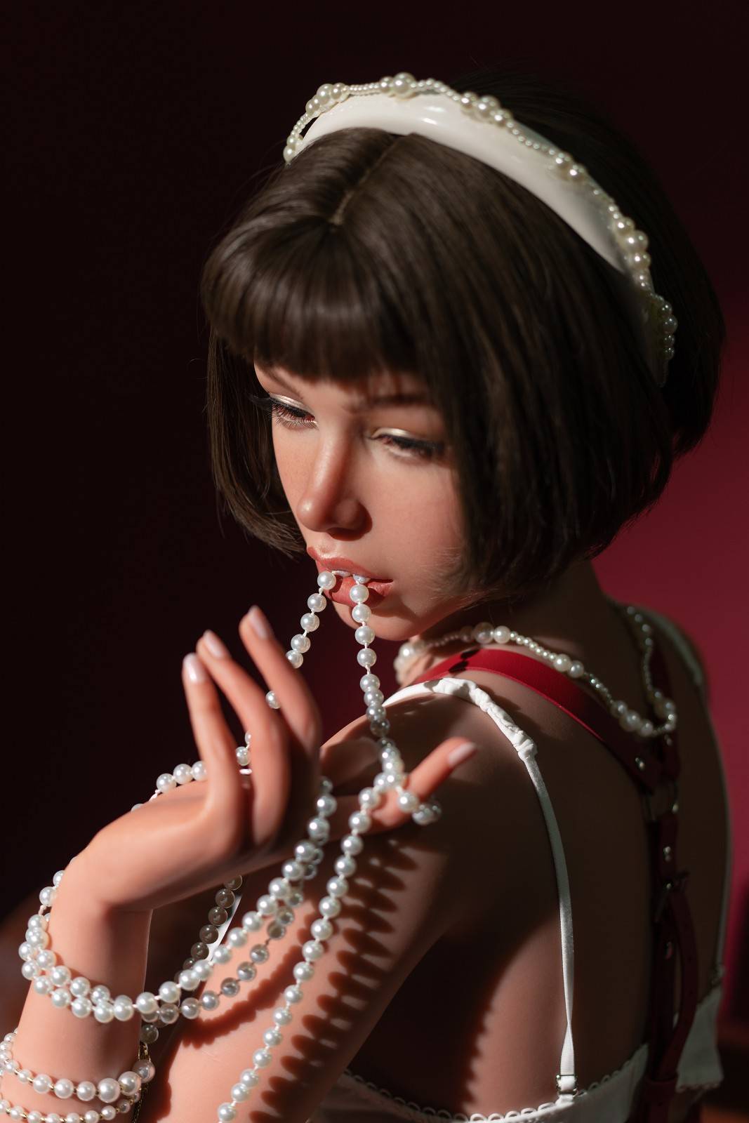 165cm (5ft5") Short Hair Premium Silicone Cheap Sex Doll - Olive - In Stock