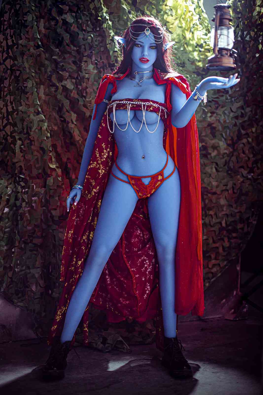 158cm (5ft1") Sexy Elf Blue Skin Tone TPE Sex Doll - In Stock | US Only, AIBEI, , SRSD