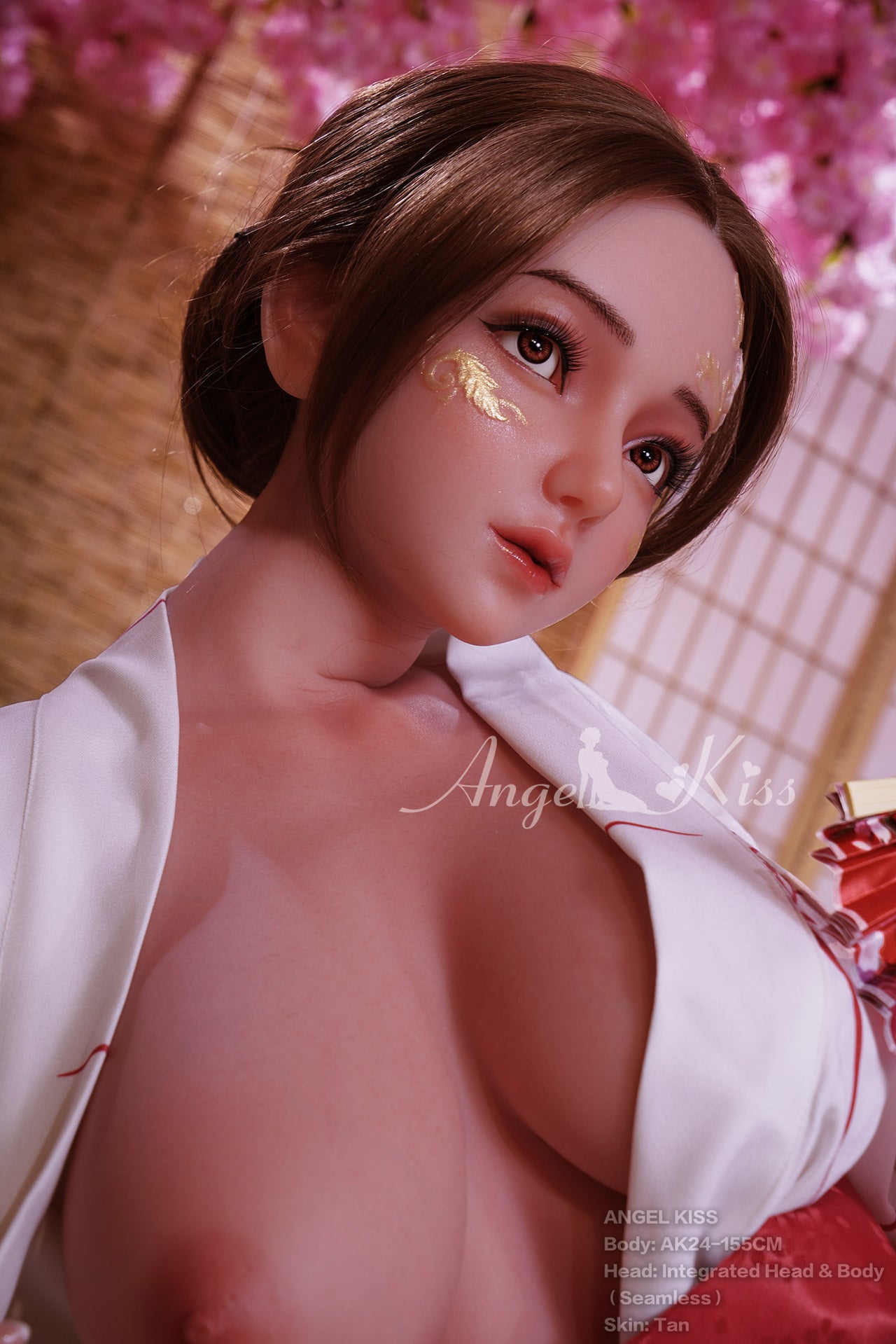 AK Doll 155cm (5ft1") Seamless Neck Silicone Sex Doll – Angie AK24