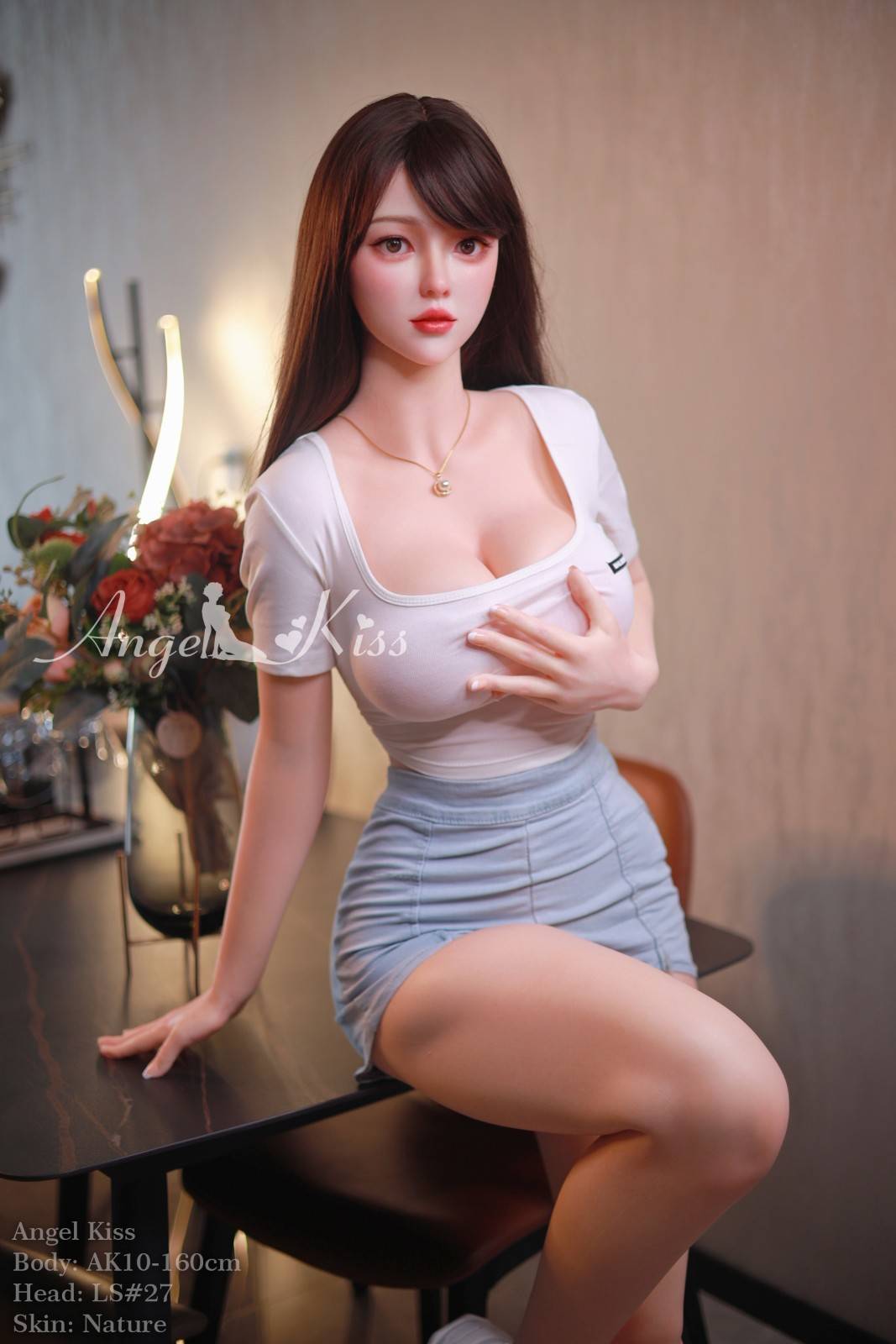 160cm (5ft2') D-Cup Voluminous Breast with Sexy Hips Japanese Sex Doll - Michiko, AK Doll, , SRSD