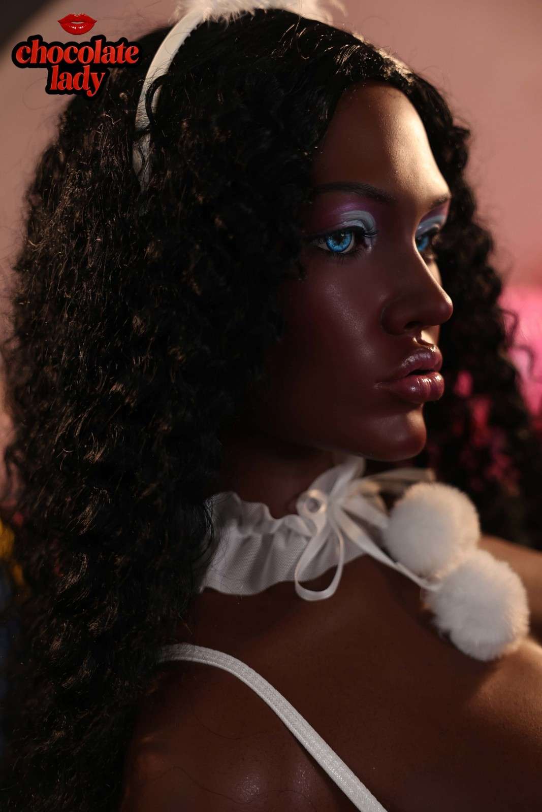 Chocolate Lady 159cm (5ft2") Ebony Silicone Sex Doll - B-Cup – Amy