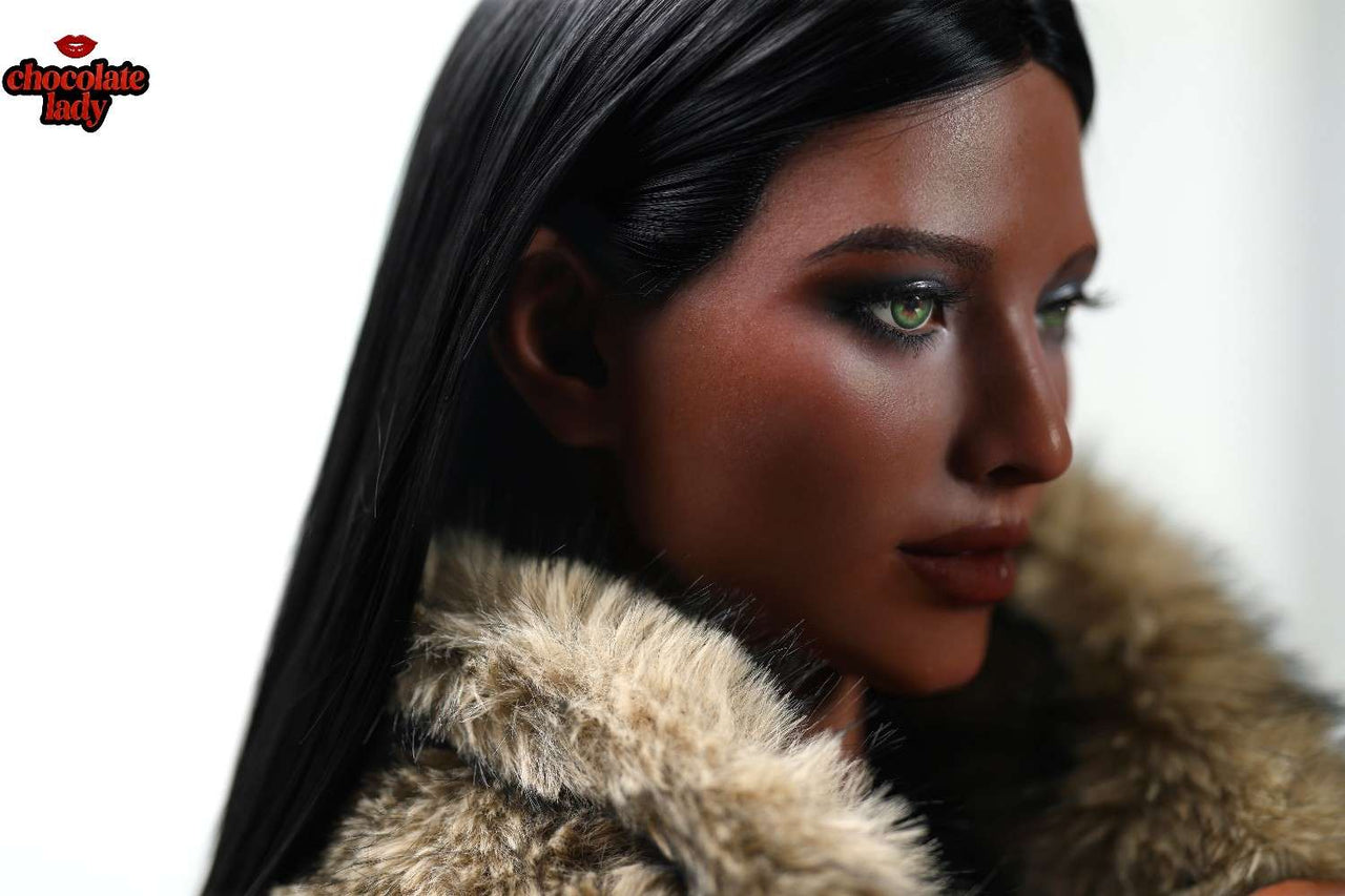 Chocolate Lady 166cm (5ft5") Chocolate Full Silicone Sex Doll - E-Cup – Naomi