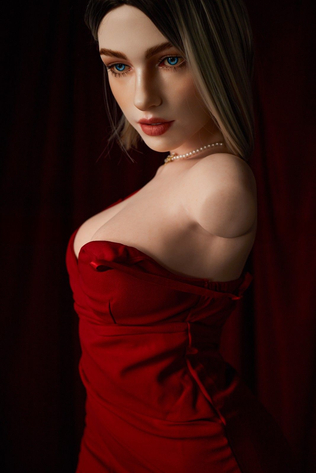 CLM 100cm (3ft2") Blonde Sexy Silicone Sex Doll Torso - E-cup - Eydis