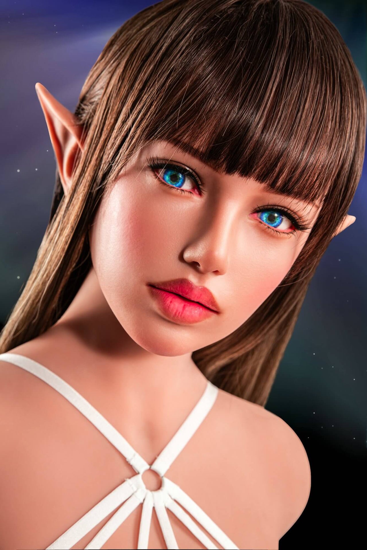 CLM 110cm (3ft6") Fantasy Elf Sex Doll Torso Body TPE & Silicone Head - Andrea
