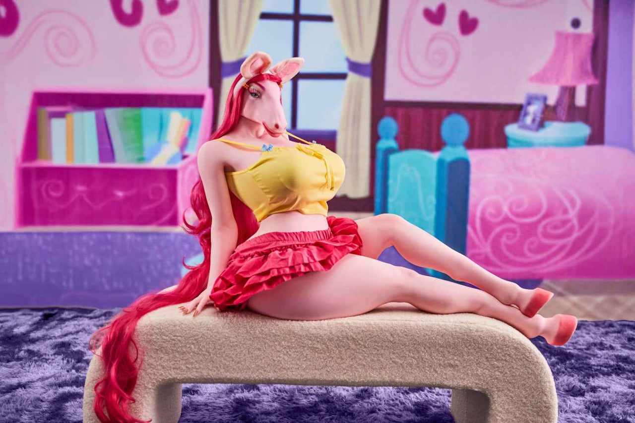 CLM 141cm (4ft7") Mermaid Pony Hybrid Sex Doll - E-Cup - Monie