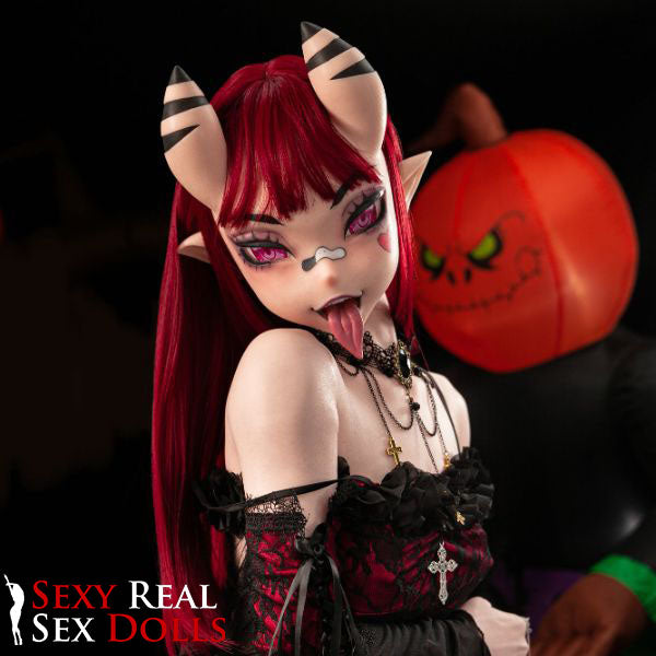 157cm 5ft2 Demonic Anime Silicone Sex Doll Youko