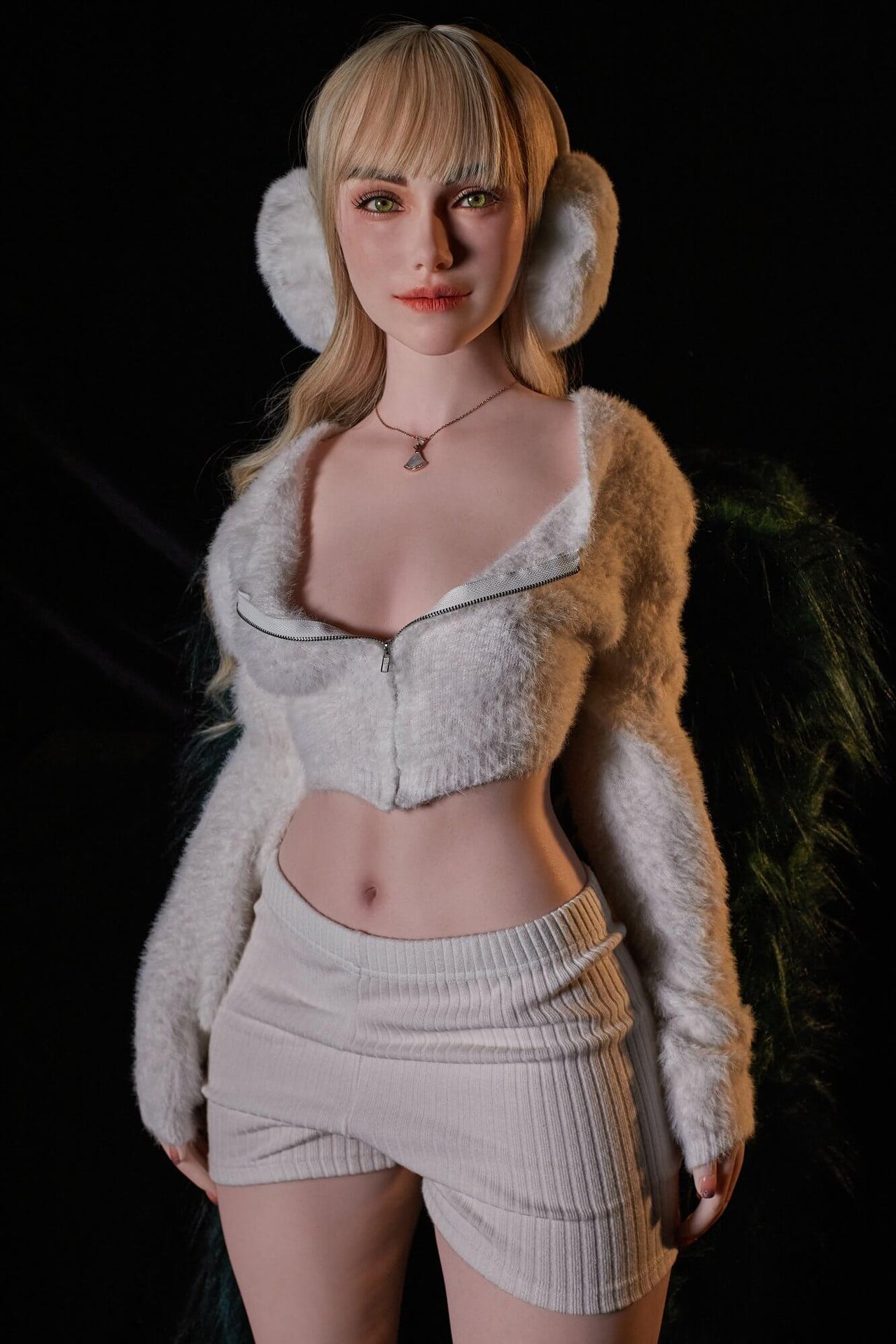 CLM 160cm (5ft3') Blonde Lifelike Silicone Sex Doll - A-Cup - Imani