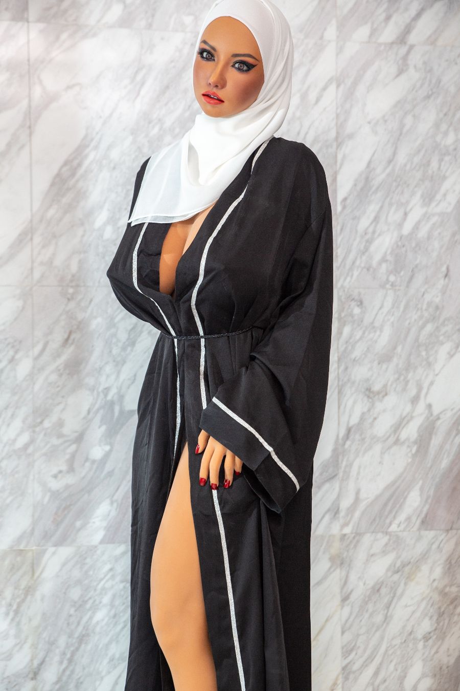 CLM 160cm (5ft3") Middle Eastern Muslim Curvy Hijab Lady Sex Doll - In Stock | US Only