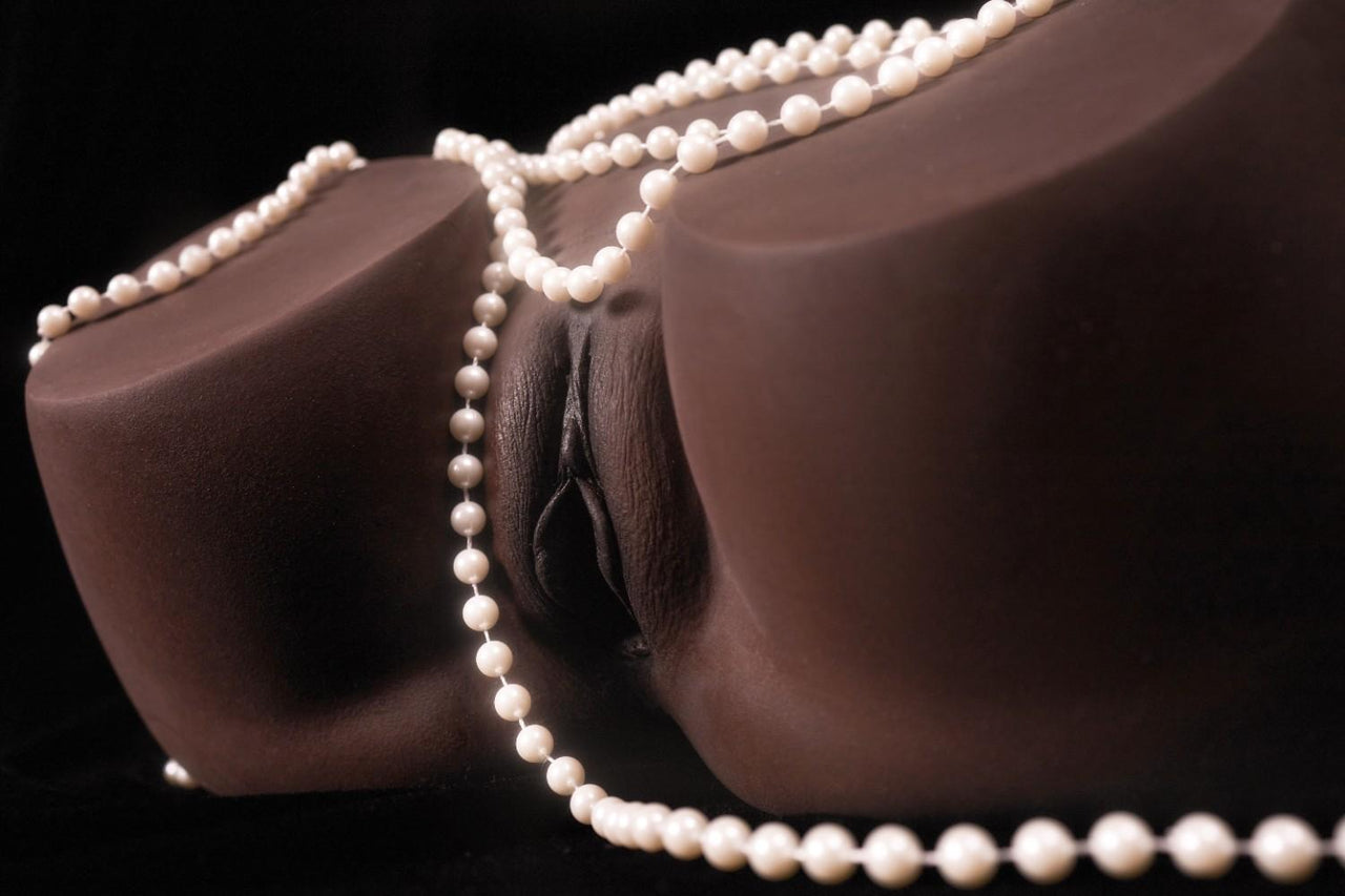 CLM 23.5cm (9.2") Big Butt RS-6 Cocoa Skin Tone - Silicone Sex Torso - Climax Doll Pro