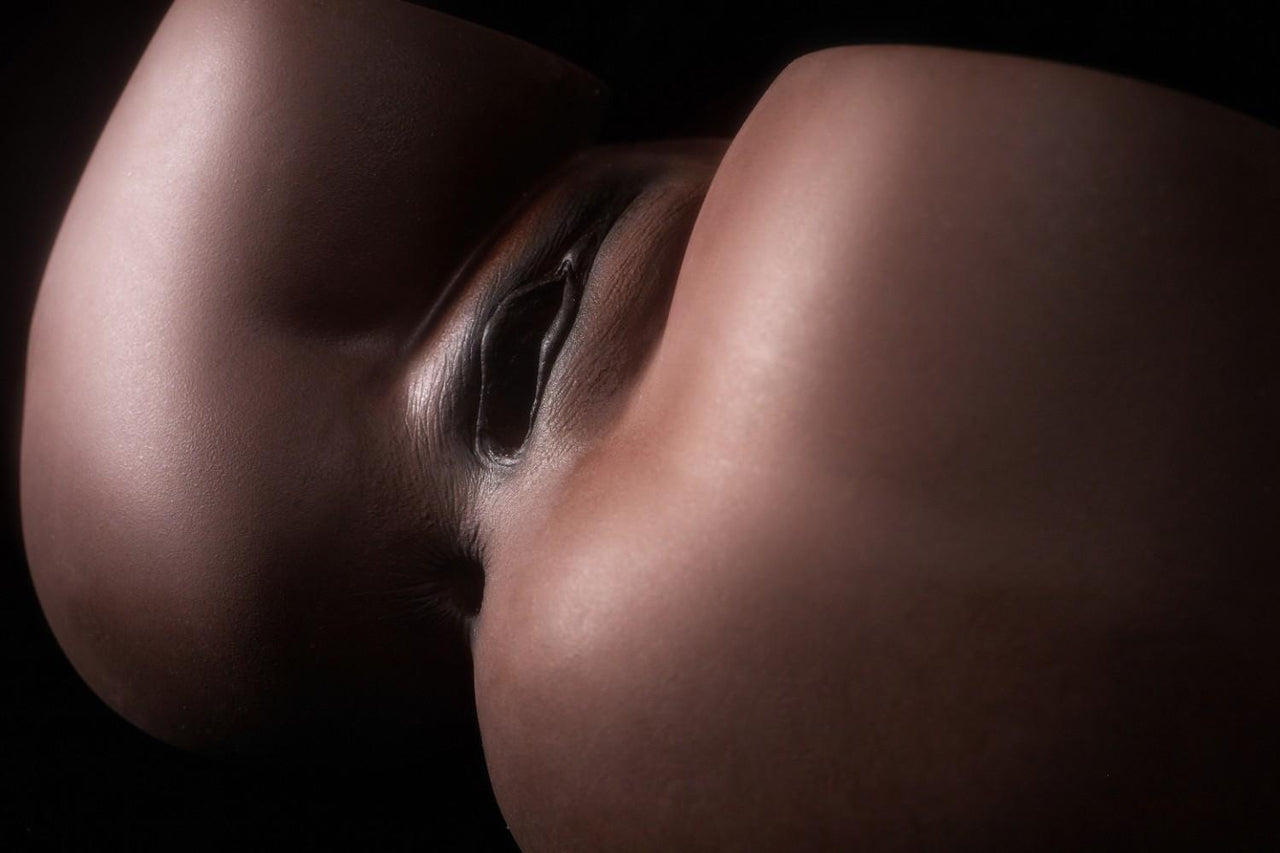 CLM 23.5cm (9.2") Big Butt RS-6 Cocoa Skin Tone - Silicone Sex Torso - Climax Doll Pro